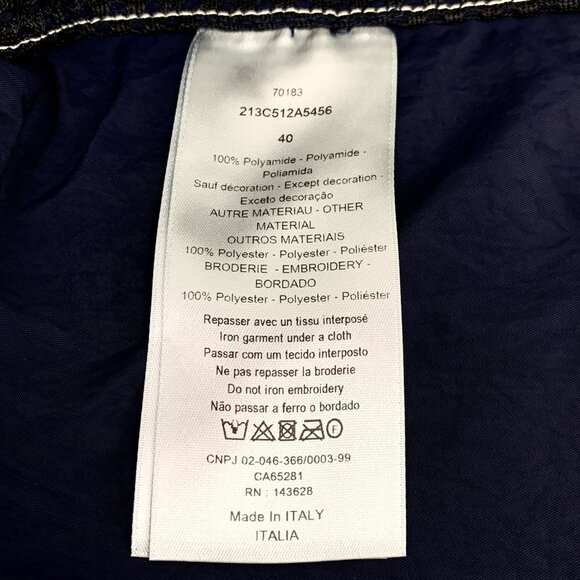 DM0134 Christian Dior Atelier Navy Button-Up Shirt Jacket - Picture 6 of 8